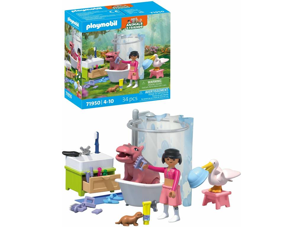 Playmobil Animals & Friends Divertido Baño