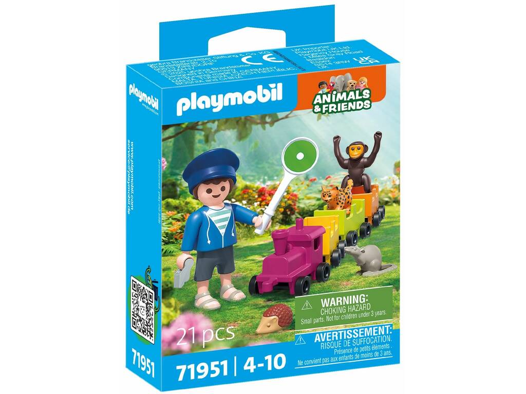 Playmobil Animals & Friends Pequeño Viaje en Locomotora