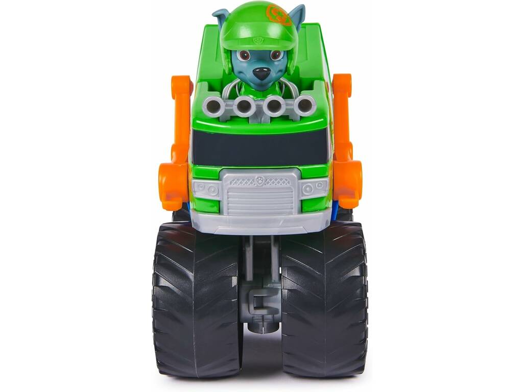Paw Patrol Rescue Wheels Veicolo Recycle Truck con personaggio Rocky