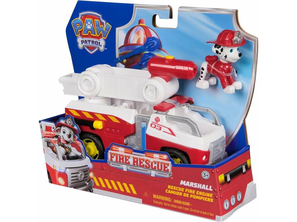 Patrouille canine - Maréchal des pompiers avec camion de pompiers