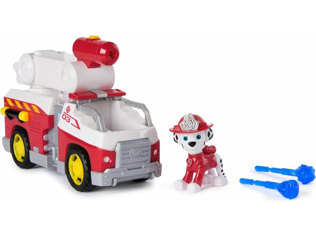 Patrouille canine - Maréchal des pompiers avec camion de pompiers