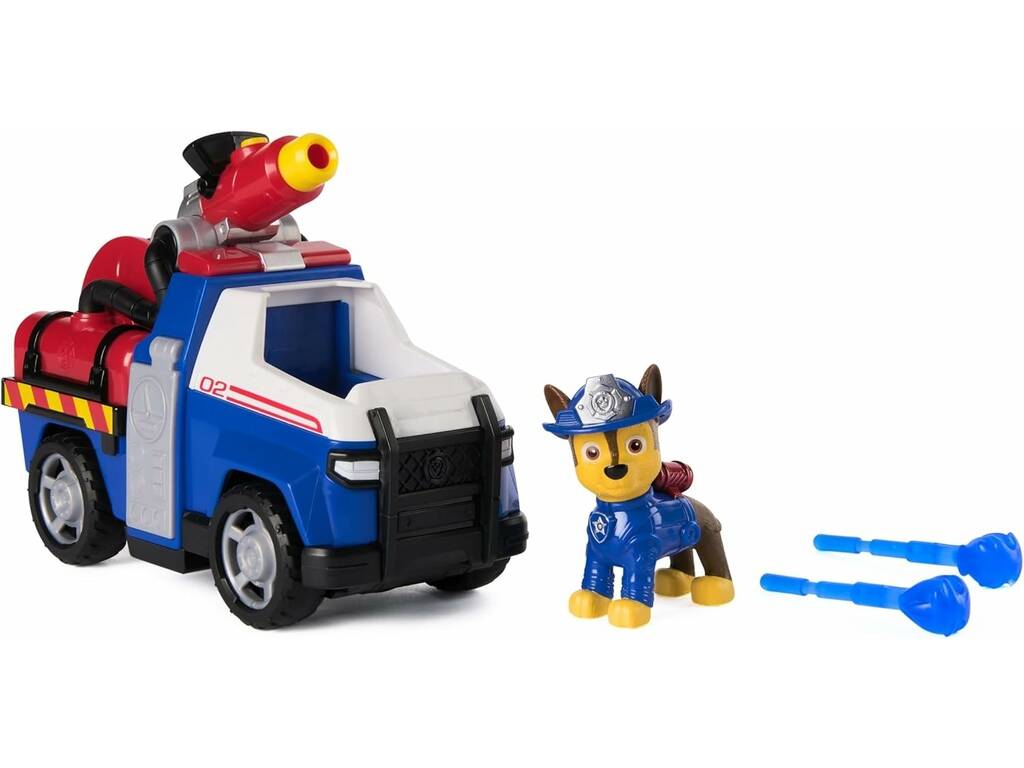 Patrouille canine de sauvetage en cas d'incendie - Poursuite avec un véhicule de pompiers