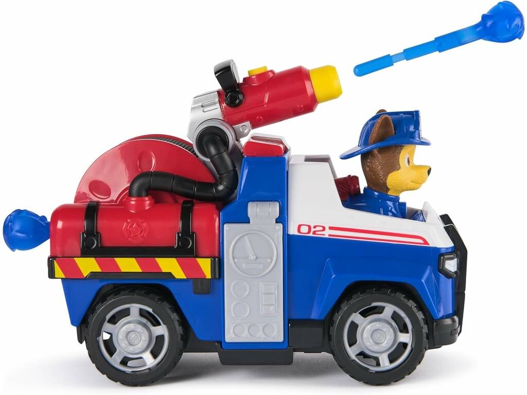 Patrouille canine de sauvetage en cas d'incendie - Poursuite avec un véhicule de pompiers