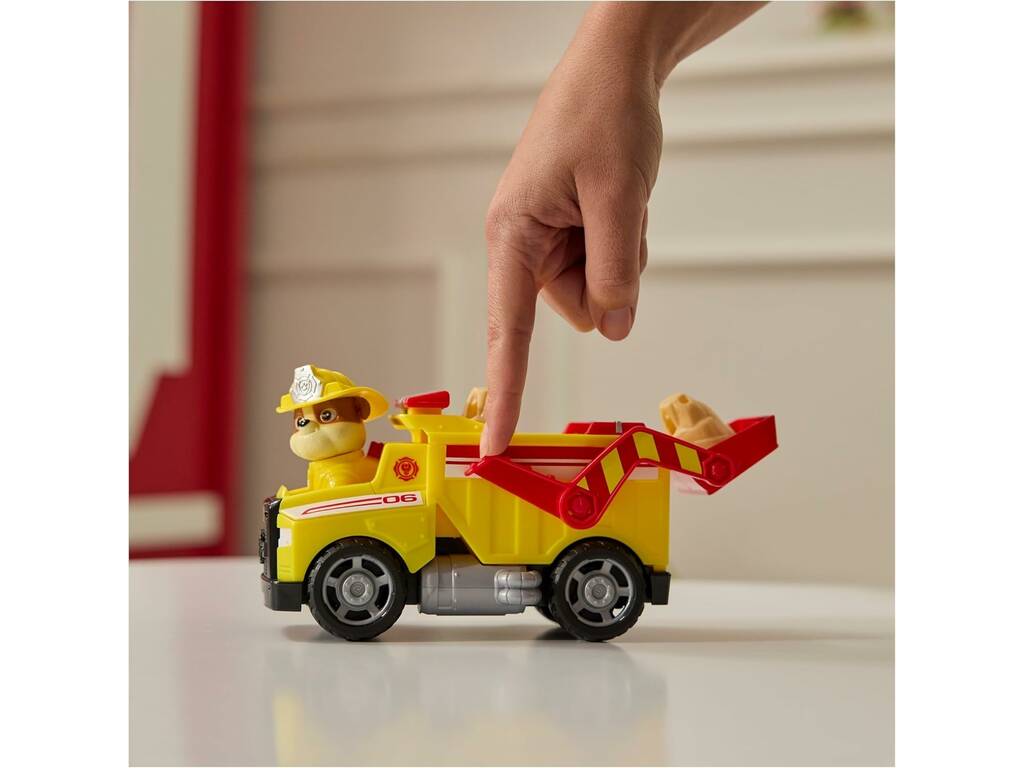 Patrulha Canina Fire Rescue Rubble com Veículo de Carga de Bombeiros