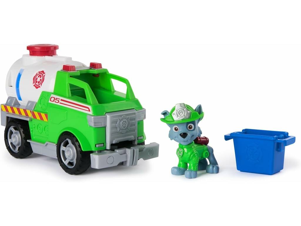 Paw Patrol Rocky con camion dei pompieri