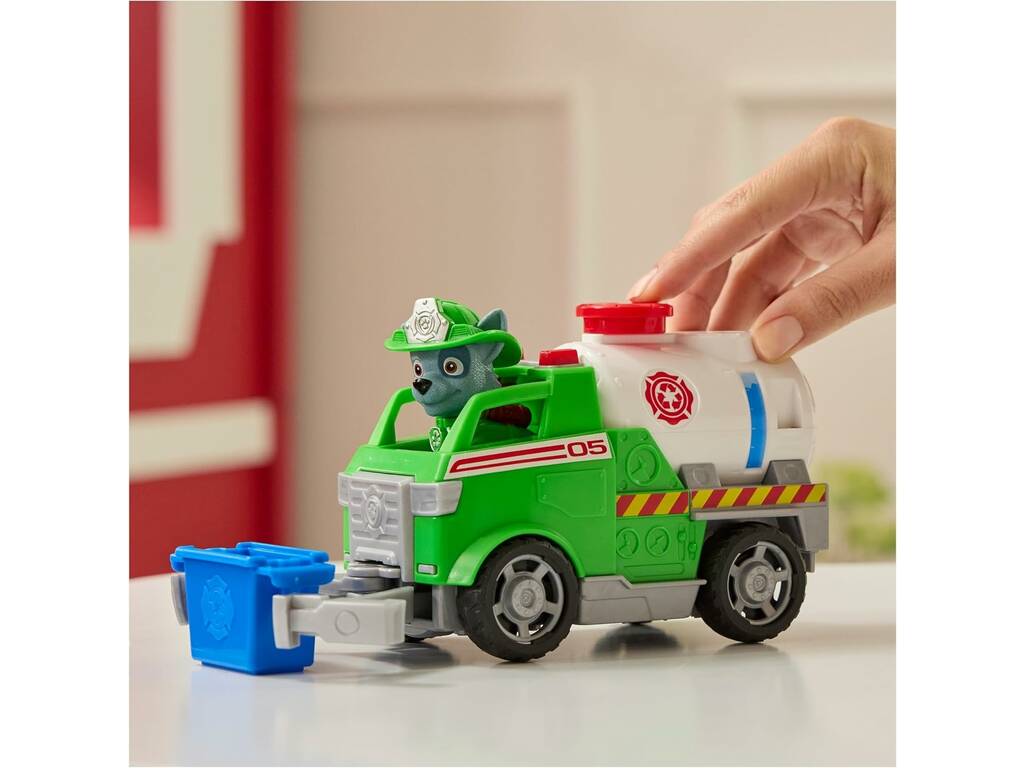 Paw Patrol Rocky con camion dei pompieri
