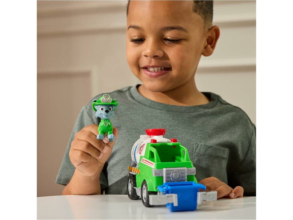 Paw Patrol Rocky con camion dei pompieri