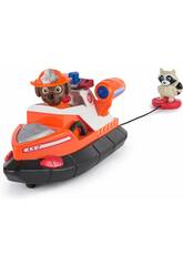 Patrouille Canine Fire Rescue Zuma avec bateau de pompiers