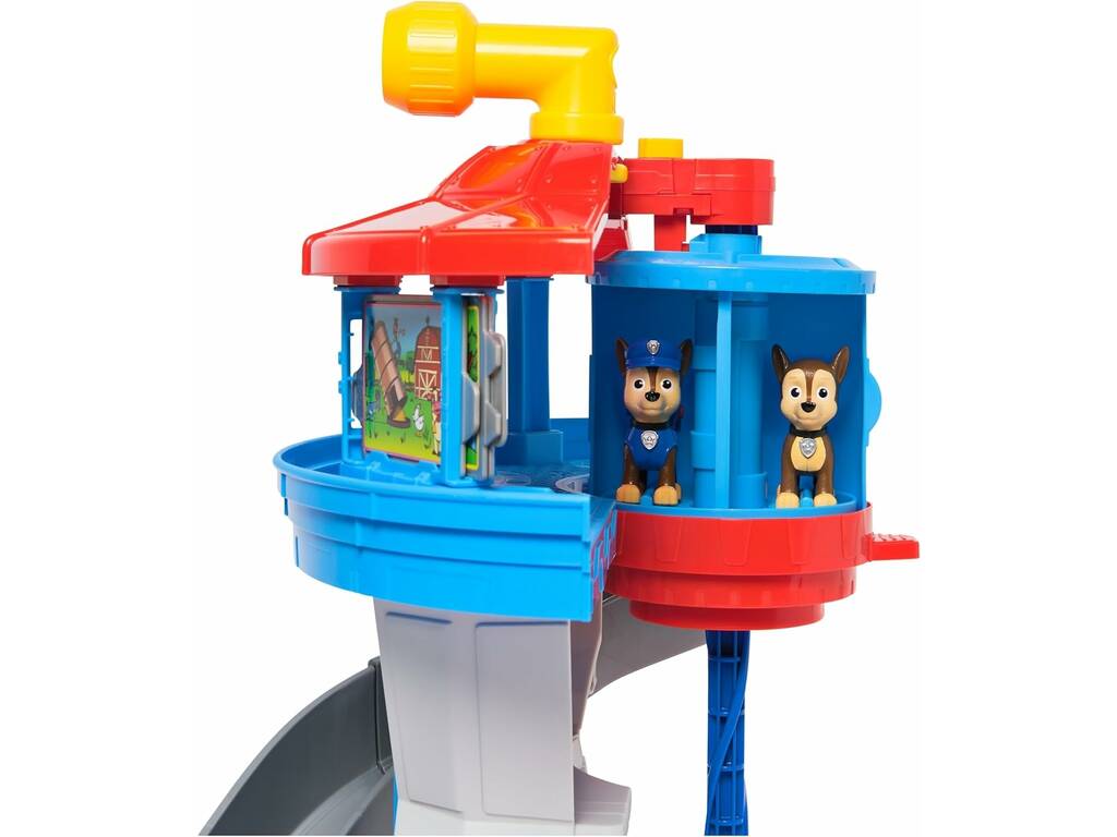 Paw Patrol Torre di controllo con veicolo e personaggio Chase