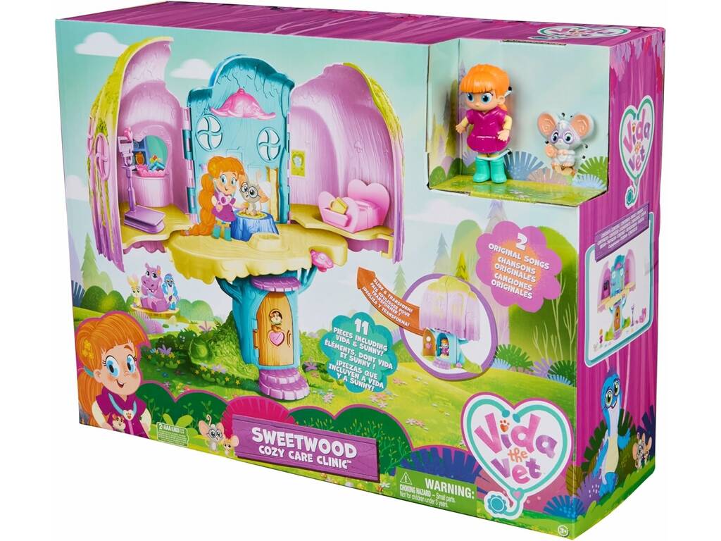 Vida The Vet Clinique vétérinaire avec figurines et accessoires