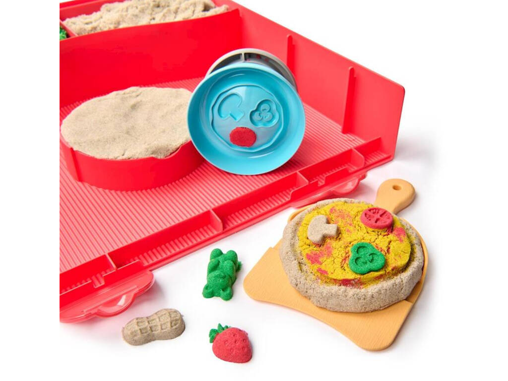 Set Kinetic Sand Schiaccia la pizza