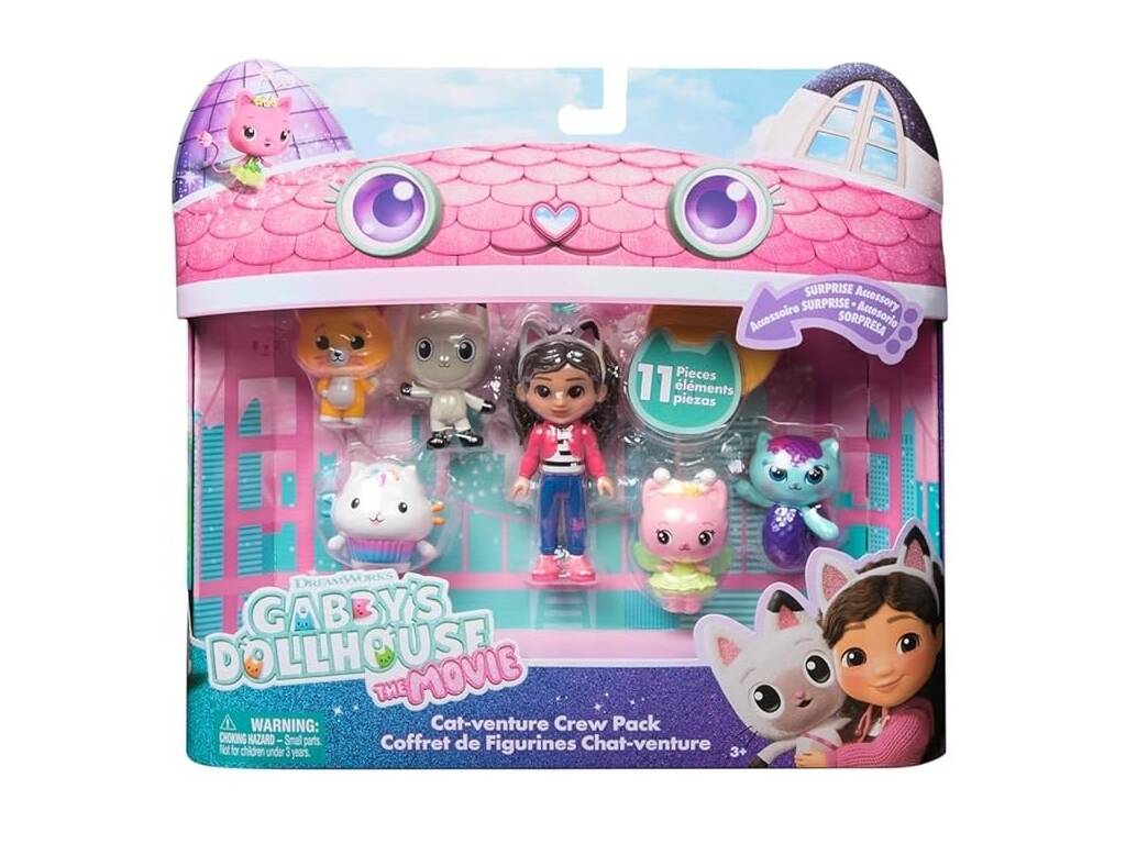 La Casa delle Bambole di Gabby Pack 6 Figure Cat-Venturas