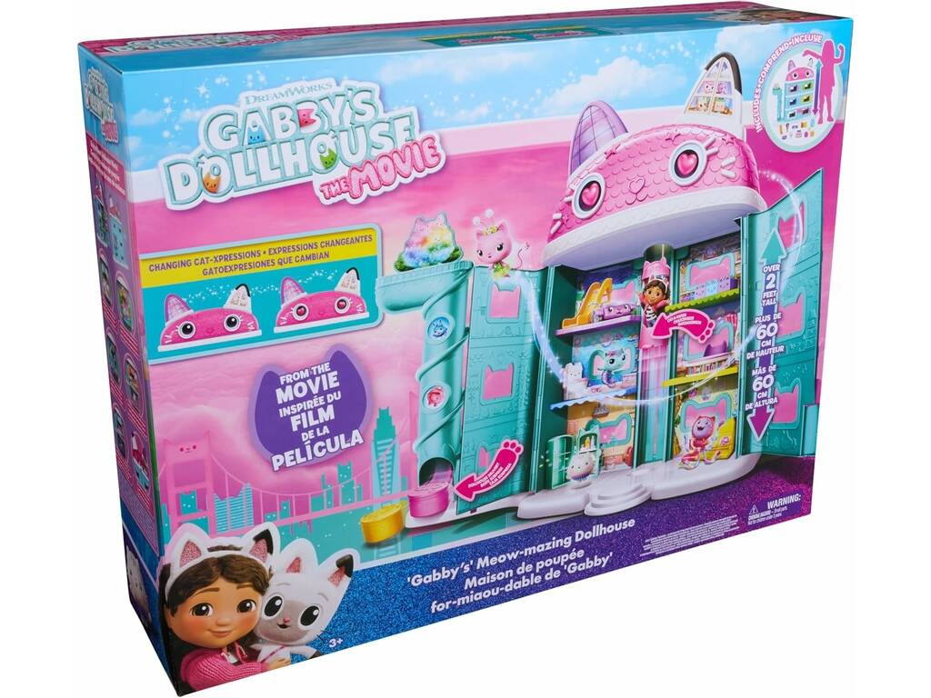 La casa delle bambole di Gabby Playset Casa di Gabby con figura e accessori