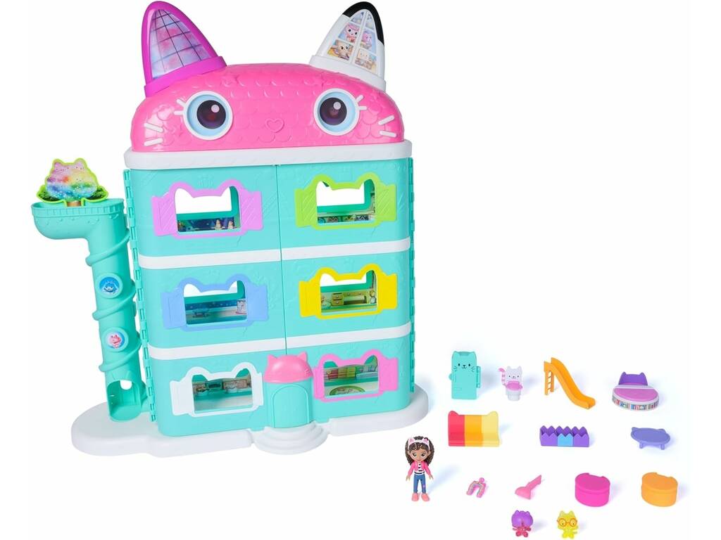La casa delle bambole di Gabby Playset Casa di Gabby con figura e accessori