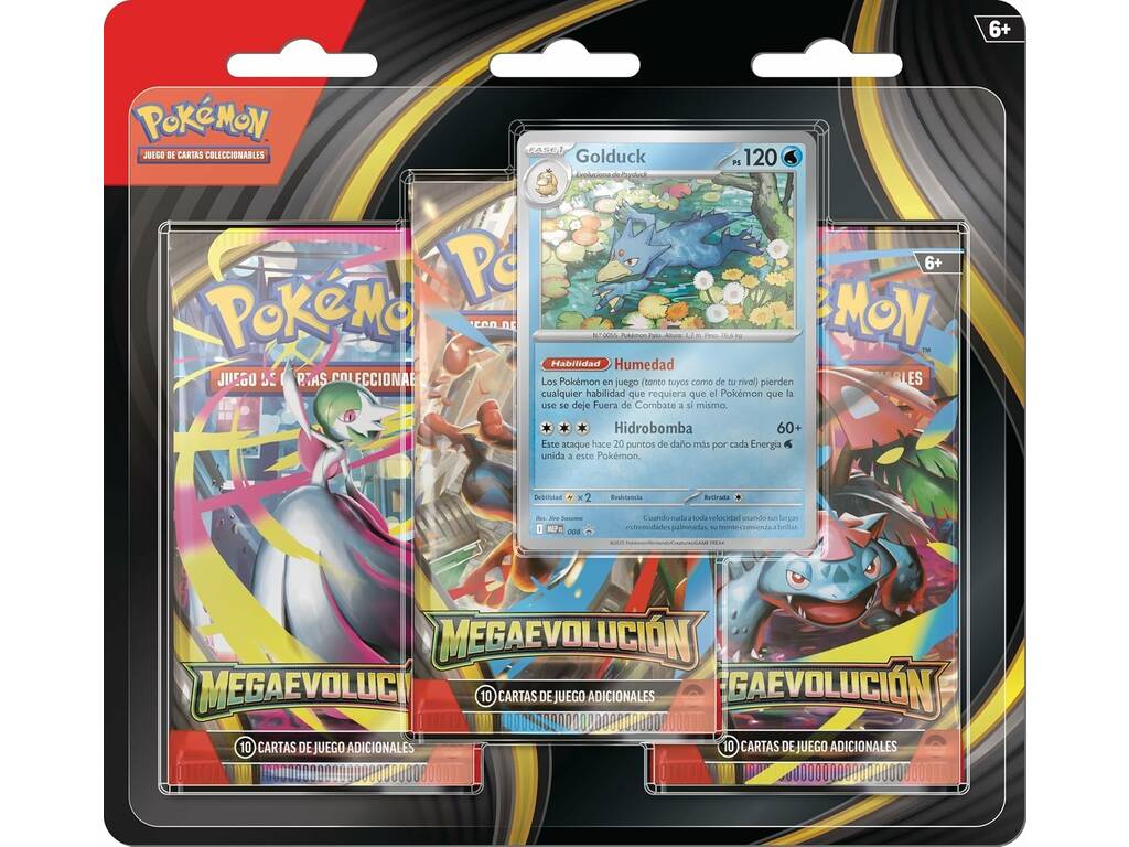 Pokémon TCG Megaevoluzione Blister con 3 buste e carta promozionale