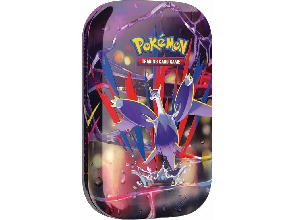 Pokémon TCG Megaevoluzione Lata con 2 buste