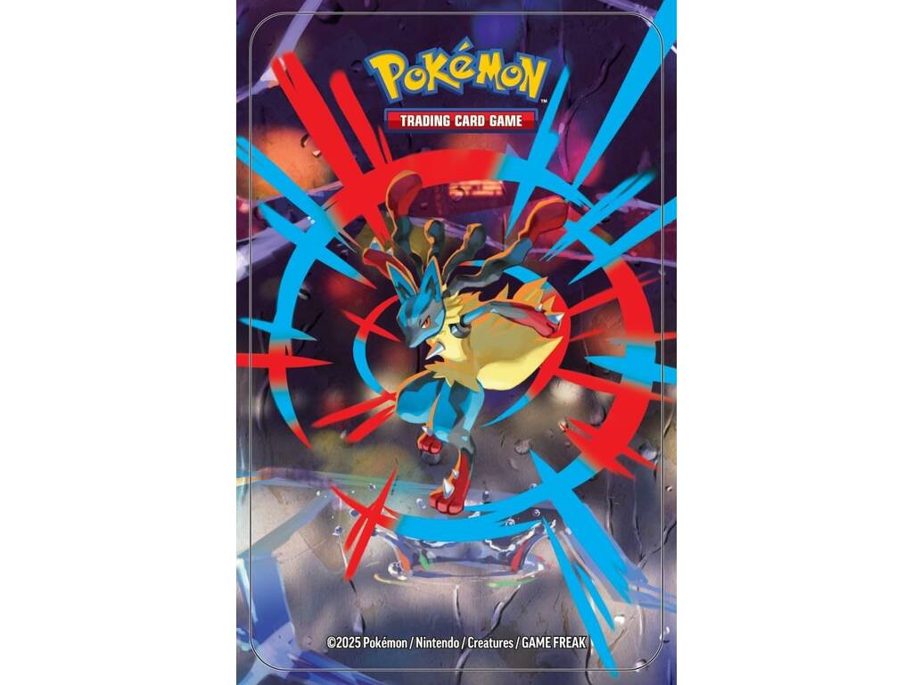 Pokémon TCG Megaevoluzione Lata con 2 buste