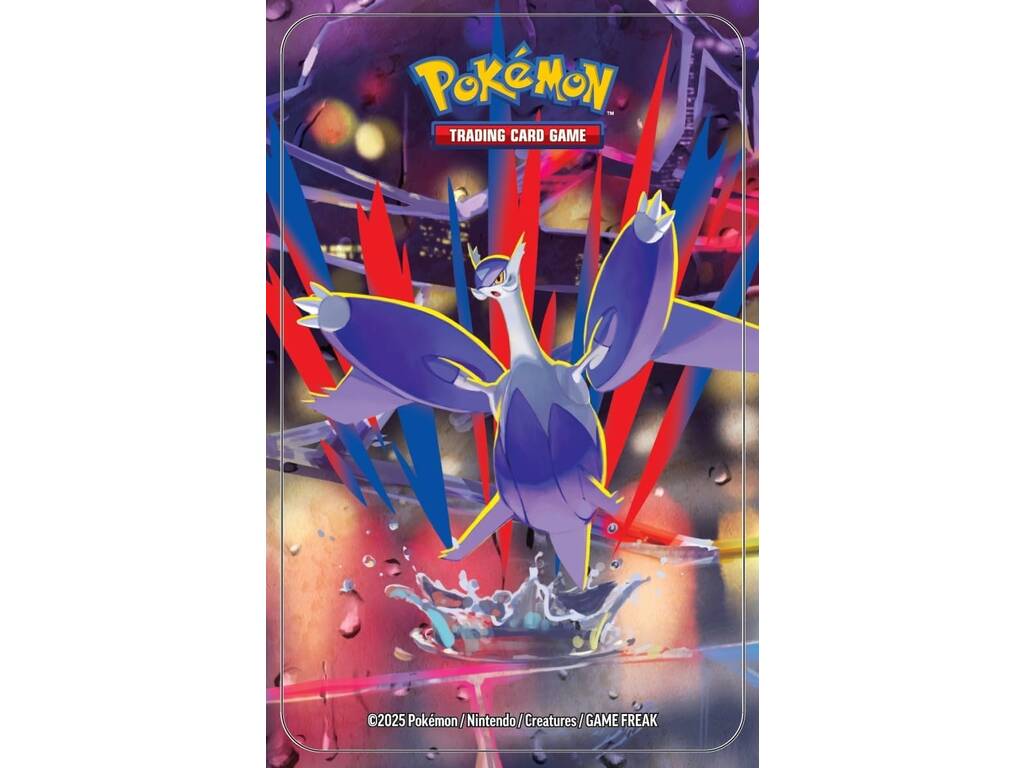 Pokémon TCG Megaevoluzione Lata con 2 buste