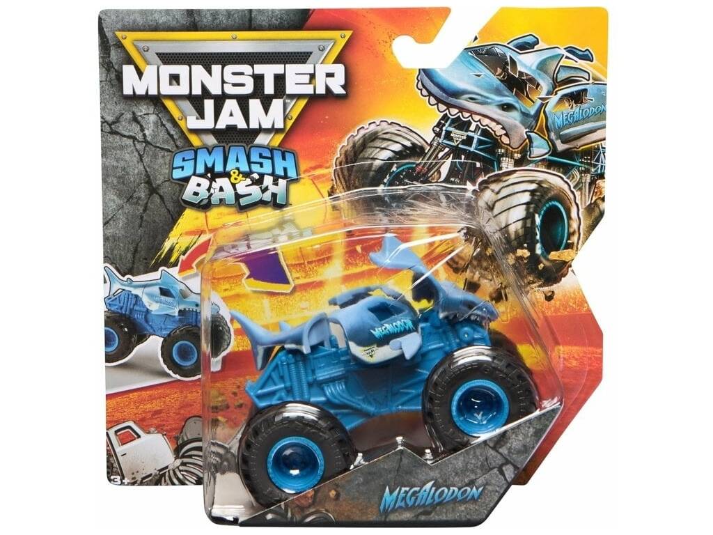 Monster Jam Smash & Bash Veicolo 1:64