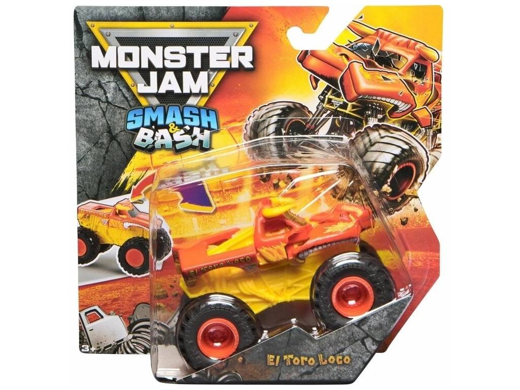 Monster Jam Smash & Bash Veicolo 1:64