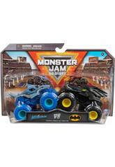 Monster Jam Pack 2 Diecast Vehicles Megalodon VS Batman 1:64
