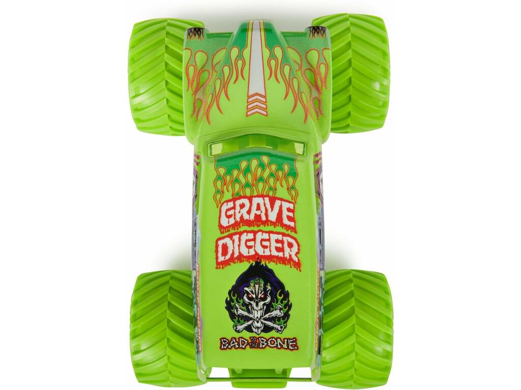 Monster Jam Veicolo Metal Grave Digger 1:24