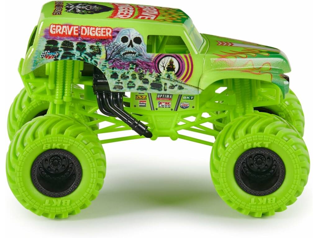 Monster Jam Veicolo Metal Grave Digger 1:24