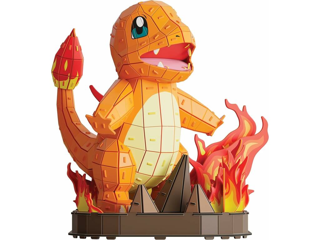 Puzzle 4D Build Pokémon Figura Charmander da 241 pezzi
