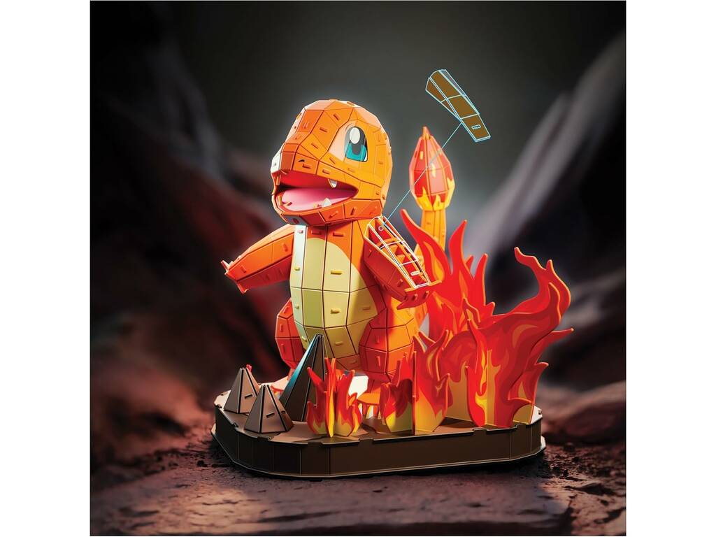 Puzzle 4D Build Pokémon Figura Charmander da 241 pezzi