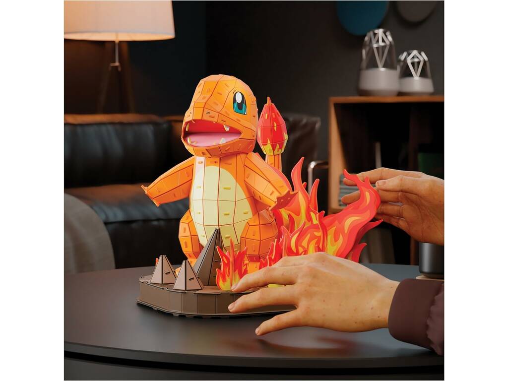 Puzzle 4D Build Pokémon Figura Charmander da 241 pezzi