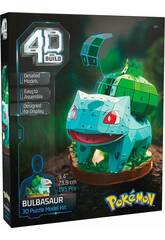 imagen Puzzle 4D Build Pokémon Figura Bulbasaur da 195 pezzi