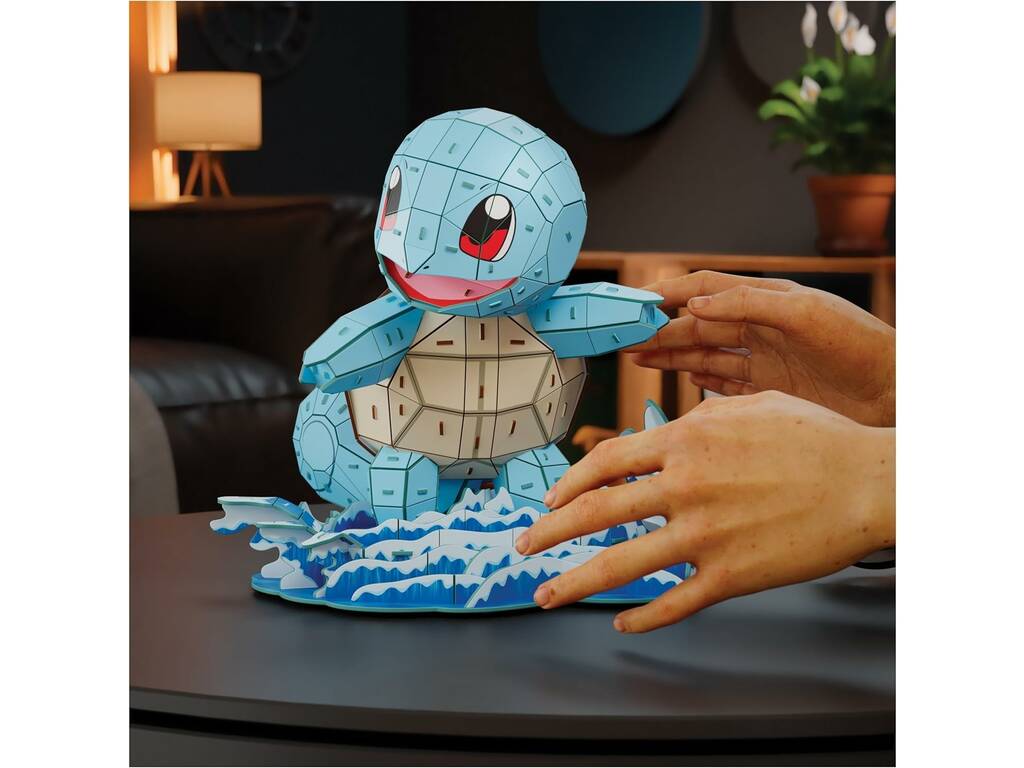 Puzzle 4D Build Pokémon Figura Squirtle da 180 pezzi
