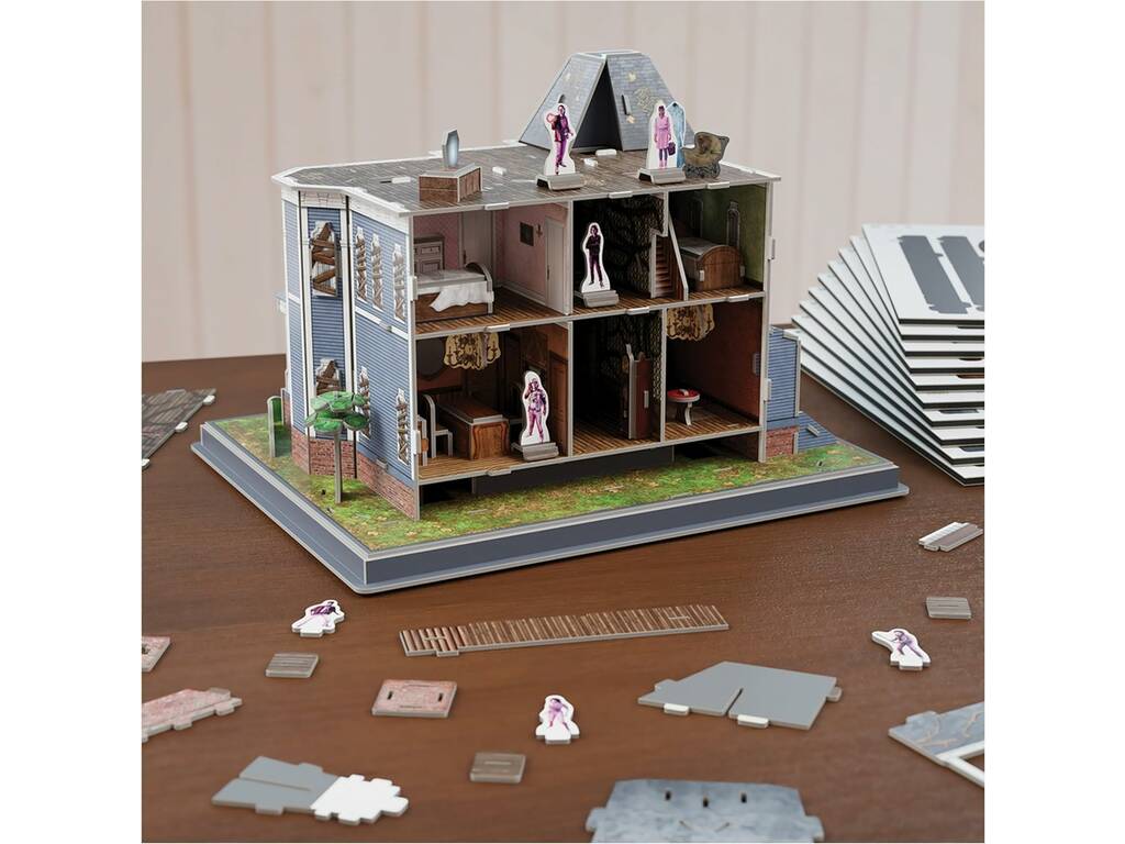 Puzzle 4D Build Stranger Things Figura Casa Creel da 179 pezzi