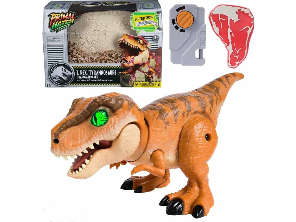 Primal Hatch Jurassic WorldR Rex Interattivo