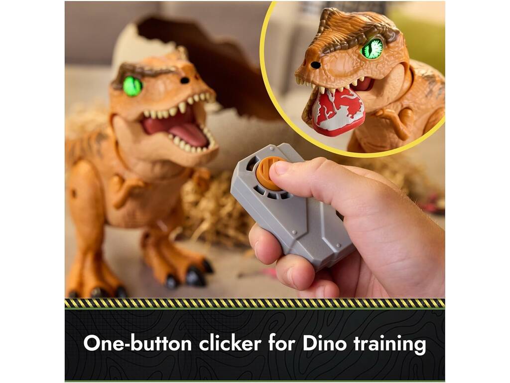 Primal Hatch Jurassic WorldR Rex Interattivo