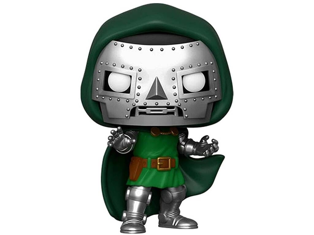 Funko Pop I Fantastici 4 Figura Doctor Doom con testa oscillante