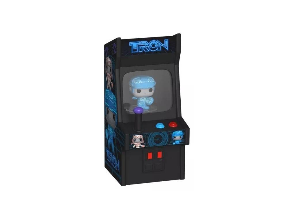 Funko Bitty Pop Arcade Disney Tron con Tron