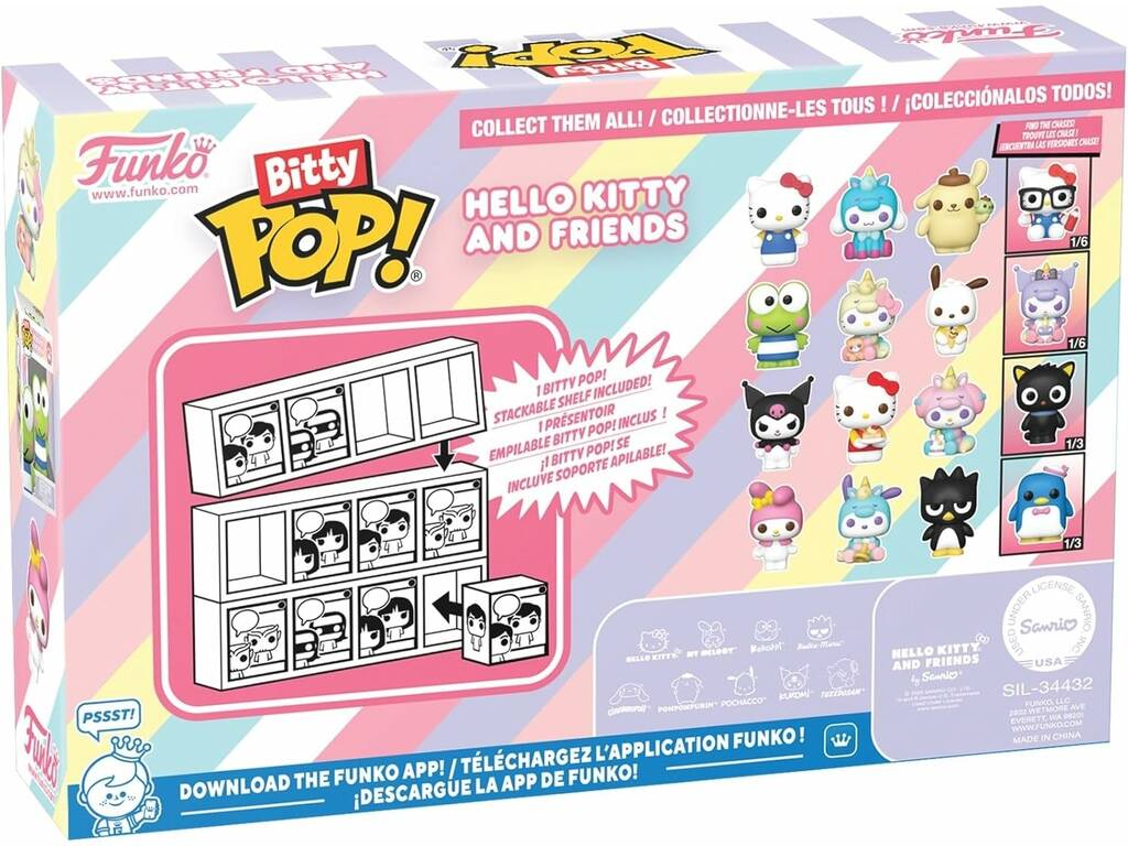 Funko Bitty Pop Hello Kitty And Friends Pack My Melody