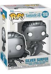 Funko Pop Les 4 Fantastiques Premiers Pas Figurine Silver Surfer avec tête oscillante