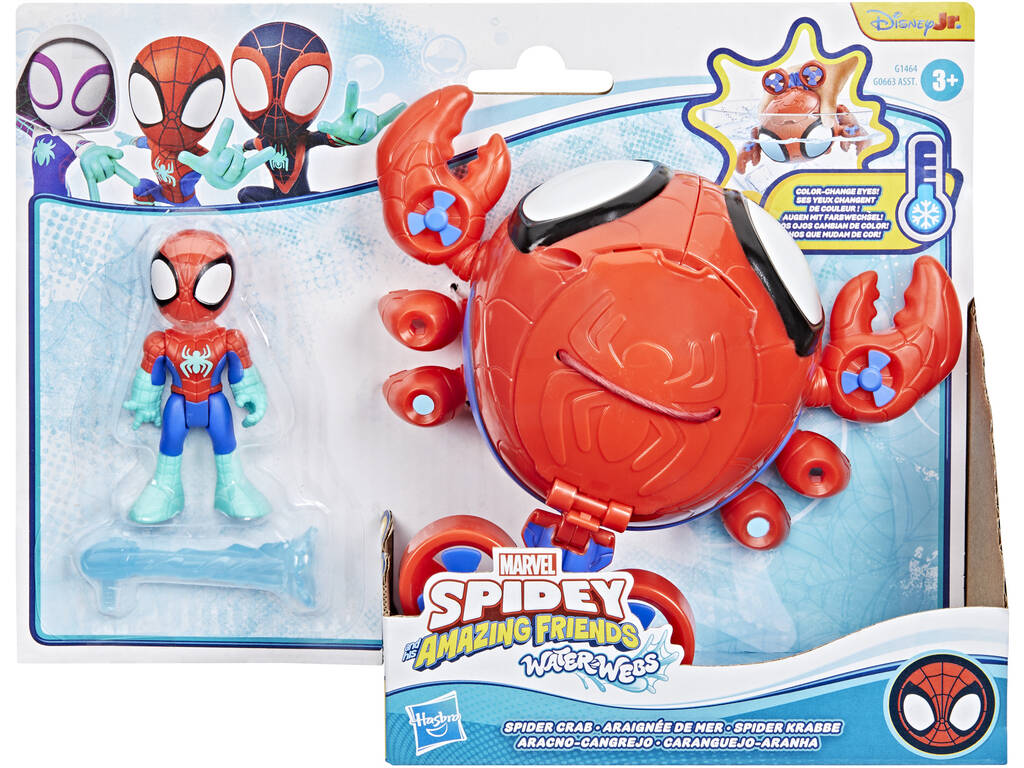 Spidey Waterwebs Figura e Veicolo Spider Crab