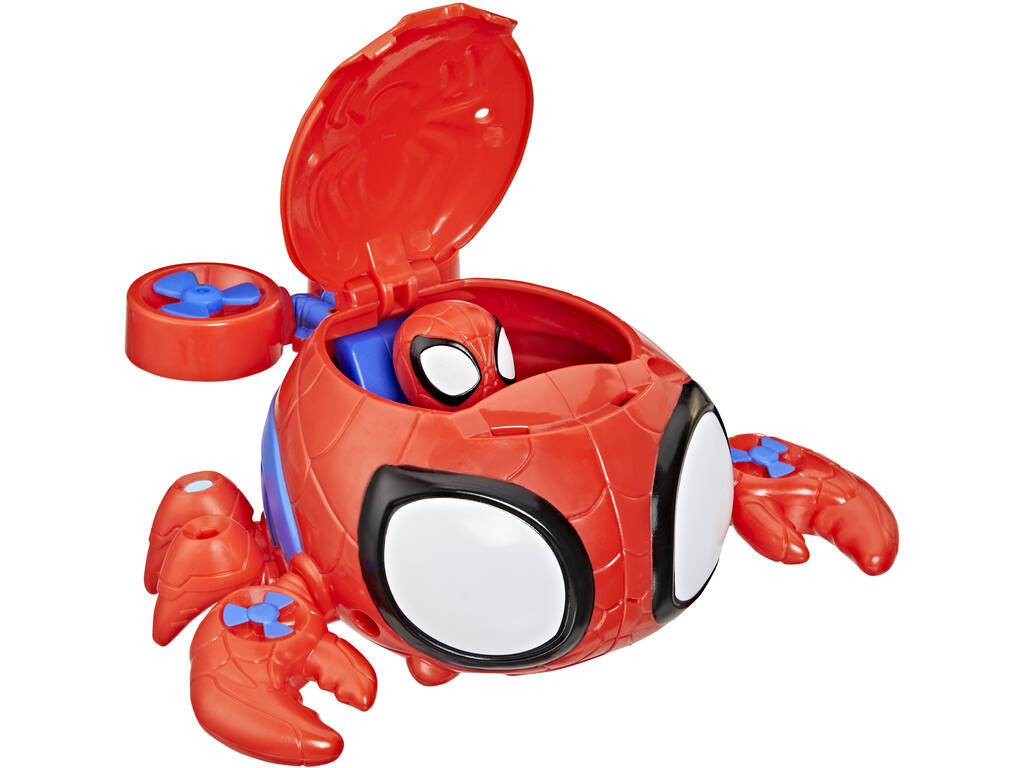 Spidey Waterwebs Figura e Veicolo Spider Crab