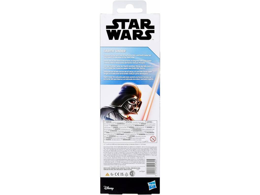 Figurine Star Wars Dark Vador de 29 cm avec sabre laser