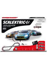 Scalextric Advance 1:30 Circuit Pole Position mit 3 Fahrzeugen
