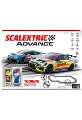 Scalextric Advance 1:30 Circuit Touring Series mit 2 Fahrzeugen