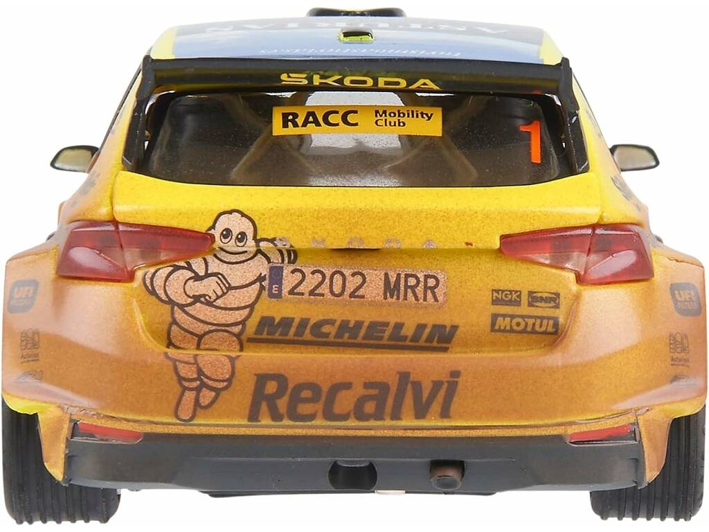 Scalextric Classic 1:32 Carro Skoda Fabia WRC 2 de José Antonio Suárez