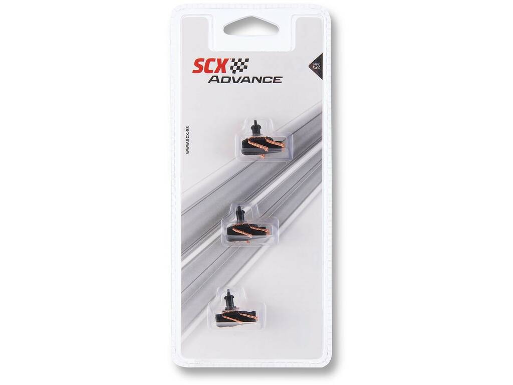 Scalextric Advance 1:32 Pack 3 Guide Advance con cavi