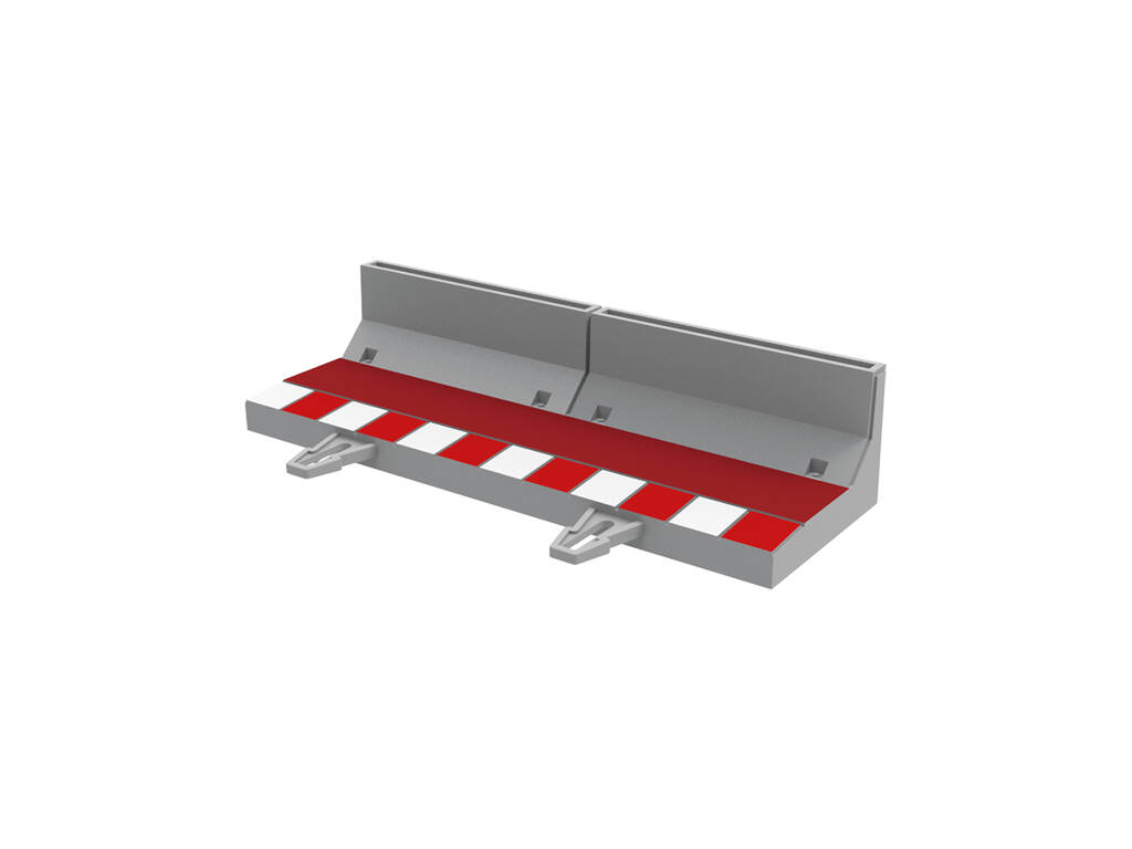 Scalextric Classic 1:32 Pack 4 Vallas con Borde para Rectas de 180 mm