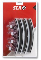 Scalextric Classic 1:32 Pack 4 barrières et 4 bords courbes R1