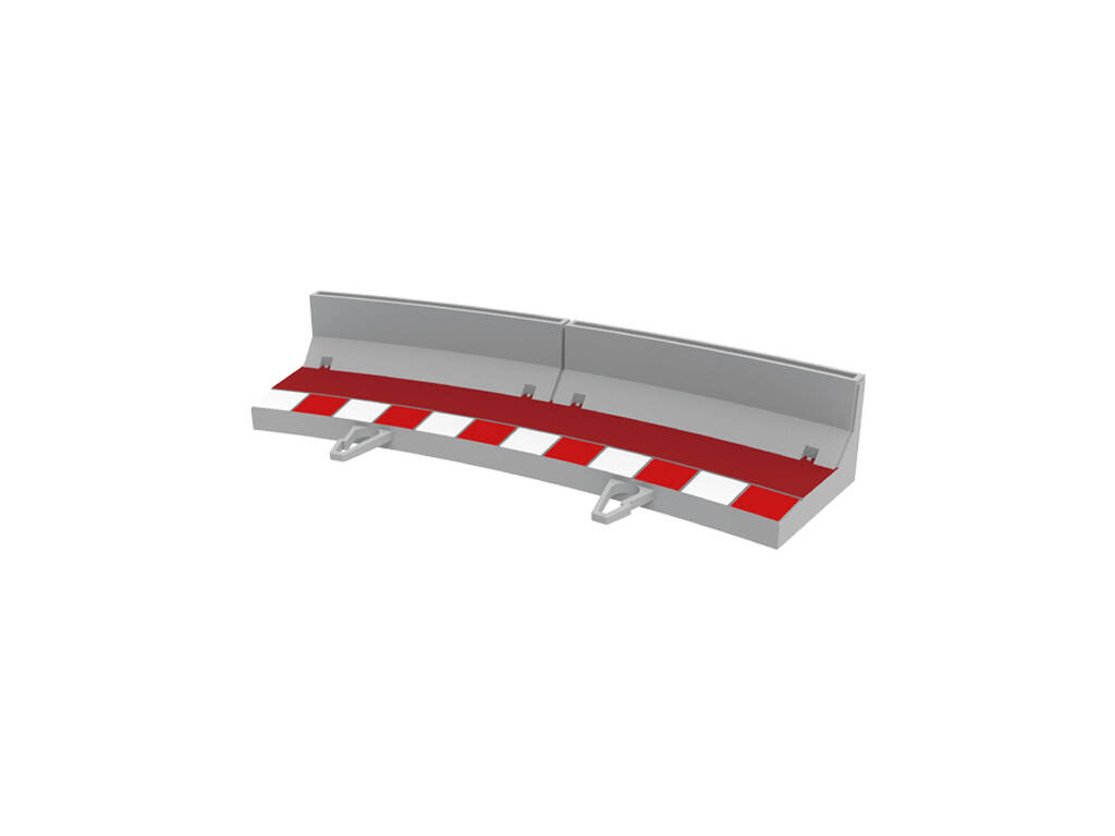 Scalextric Classic 1:32 Pack 4 Vallas con Borde Curva Exterior R3