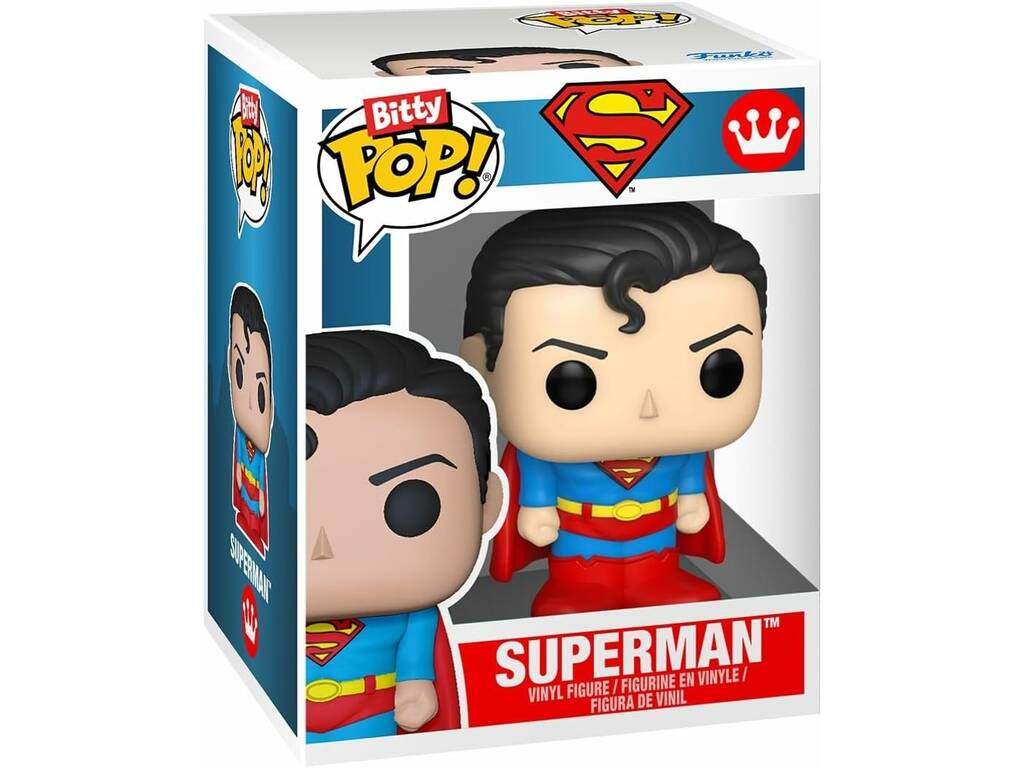 Funko Pop Bitty Towns Superman Figura Superman con Fortezza della Solitudine
